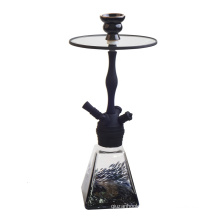 four hose base black zinc hookah steam cheap price factory handmade shisha body best quality high standard shisha Z-9015